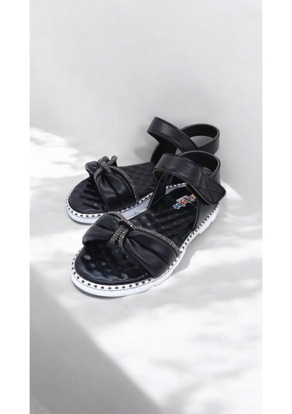 Kız Çocuk Ön Taş Detaylı Babet indirimleri