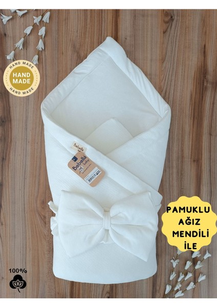 Bebek Battaniyesi %100 Pamuklu Bebek Kundak Battaniyesi Kız Erkek Dış Kundak Hastane Çıkışı