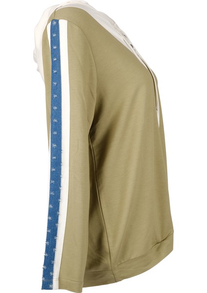 Vedi-bb Oversize Kapüşonlu Fermuarlı Kadın Ceket - Günlük & Spor fırsatları