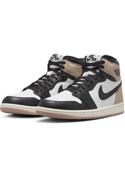 Air Jordan 1 Mid Retro Unisex Sneaker Hakiki Deri Bilekli Spor Ayakkabı Siyah Beyaz modelleri