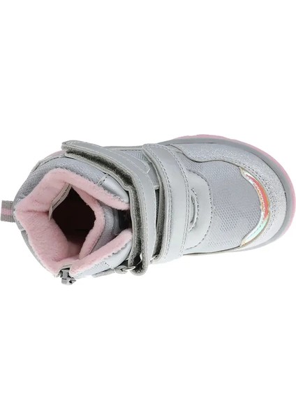 Su Itici Özellikli Kız Çocuk Bot Gri-Pembe