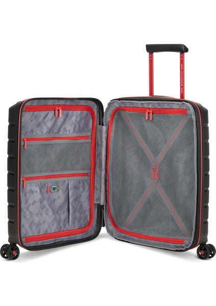 Unisex Valiz 41818381-81 Trolley Cabına 4r 55/20 Exp B-Flying Move Nero Fumo modelleri