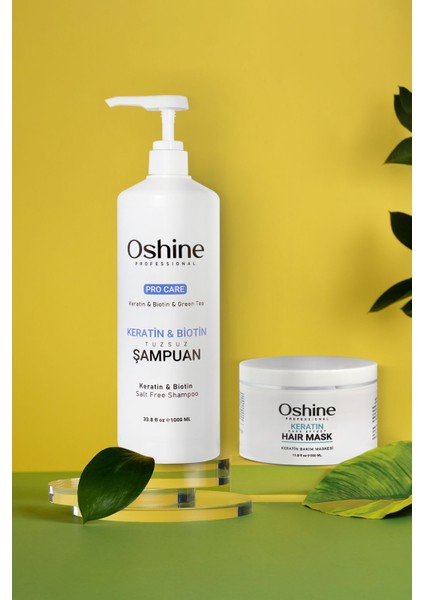 Tuzsuz Keratin & Biotin Şampuanı 1000 ml