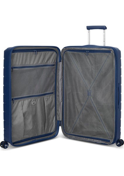 Unisex Valiz 41818123-23 Trolley Grande 4r 78 cm Exp. B-Flying Blu Notte fırsatları