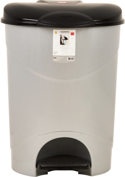 bella Pedallı Çöp Kovası - Gri - 30 Lt modelleri