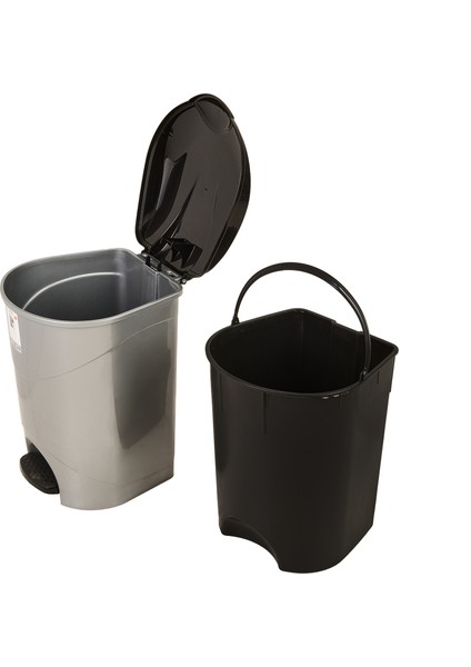 bella Pedallı Çöp Kovası - Gri - 30 Lt indirimleri