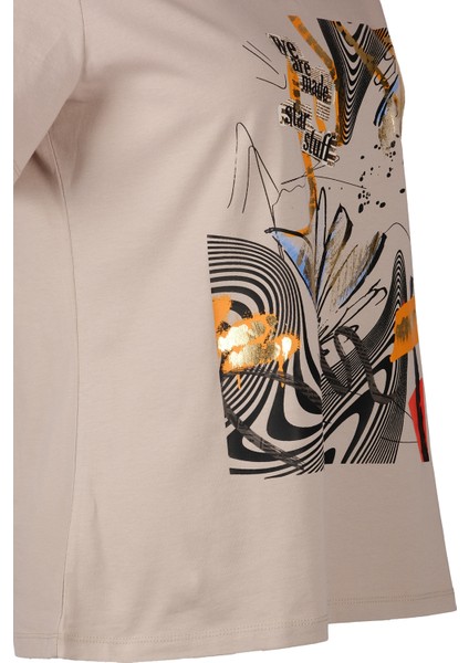 Minimalist Oversize V Yaka Kısa Kol Kadın T-Shirt - Günlük Kullanım indirimleri
