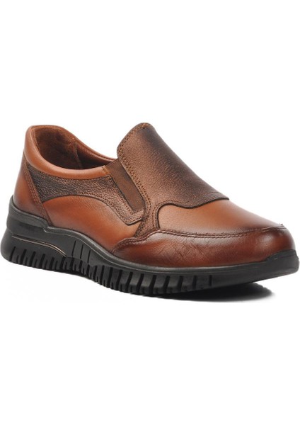 045 Z Taba Deri Kadın Günlük Ayakkabı
