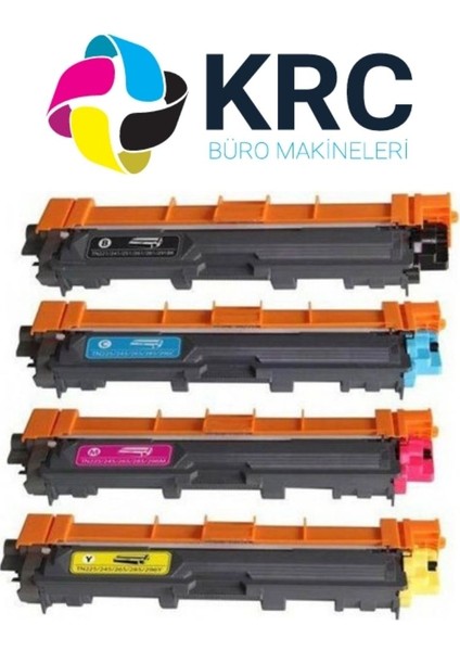 Krcburo Muadil Toner TN-221-TN241-TN251-TN261 MFC-9140CDN 1 Set Cmyk