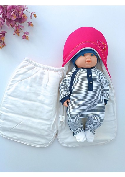 Arabalı Aslan Fermuarlı Kundak Fuşya fırsatları