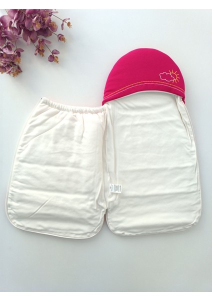 Arabalı Aslan Fermuarlı Kundak Fuşya