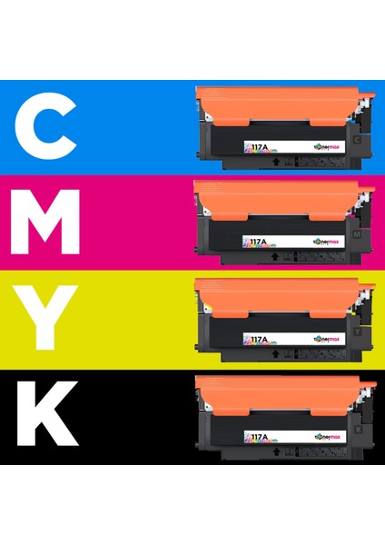 Hp Color Laser 150NW Muadil Toner Seti ( Siyah - Mavi - Sarı - Kırmızı )