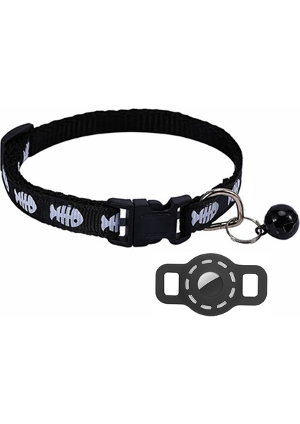 Airtag Gps Kediler Köpekler Için Zilli Tasma (Yurt Dışından)