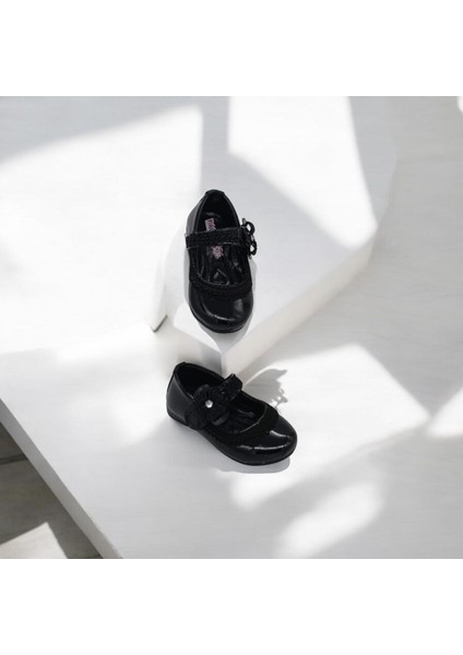 Kız Çocuk Siyah Günlük Babet modelleri