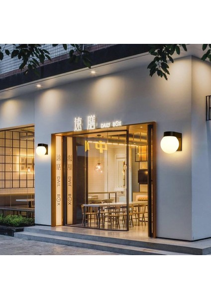 2 Adet 12 Watt Modern Tasarım Iç ve Dış Mekan, Bahçe, Balkon Banyo Apliği Günışığı 3000K LED Armatür modelleri