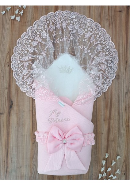 Sahra Taçlı My Princess Kız Bebek Kundak Pembe fiyatları