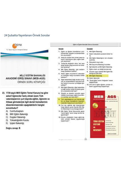 2025 MEB AGS Türk Eğitim Sistemi ve Mevzuatı