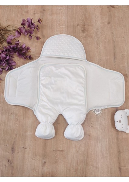 Oyuncaklı Ayaklı Kundak Ekru-Mavi indirimleri