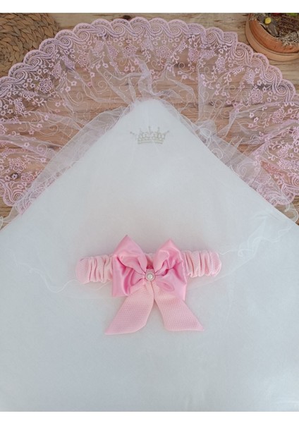 Sahra Taçlı My Princess Kız Bebek Kundak Pembe