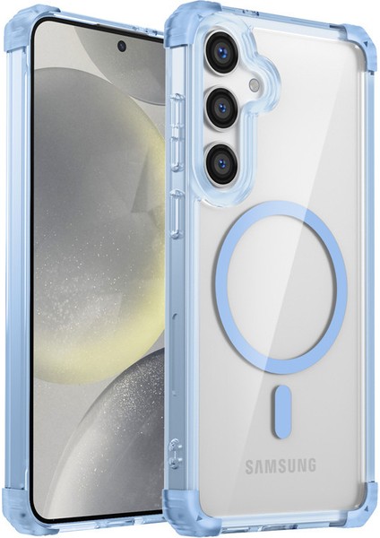 Samsung Galaxy S22 Plus Şeffaf Kılıf, Magsafe ile Uyumlu, Hibrit Manyetik Cep Telefonu Kılıfı Samsung Galaxy S22 Plus (Yurt Dışından)