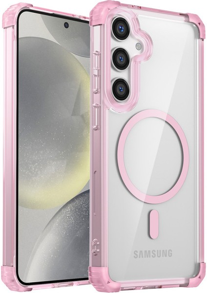 Samsung Galaxy S23 Fe Şeffaf Kılıf, Magsafe ile Uyumlu, Hibrit Manyetik Cep Telefonu Kılıfı Samsung Galaxy S23 Fe (Yurt Dışından)