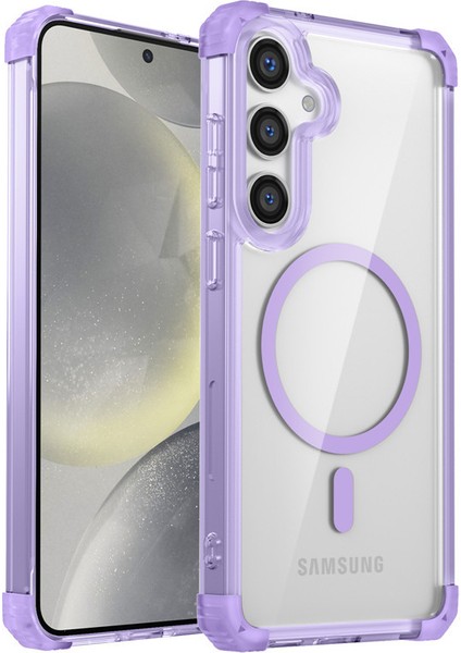 Samsung Galaxy S22 Plus Şeffaf Kılıf, Magsafe ile Uyumlu, Hibrit Manyetik Cep Telefonu Kılıfı Samsung Galaxy S22 Plus (Yurt Dışından)