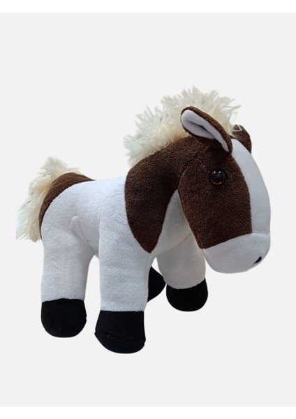 Peluş Sesli Alaca At - 40CM
