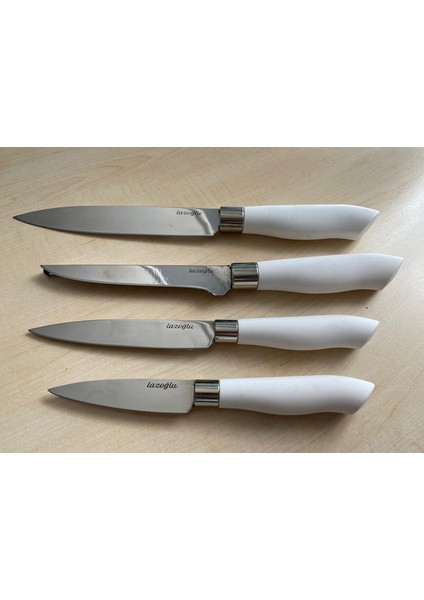 Beyaz 4'lü Bıçak Seti