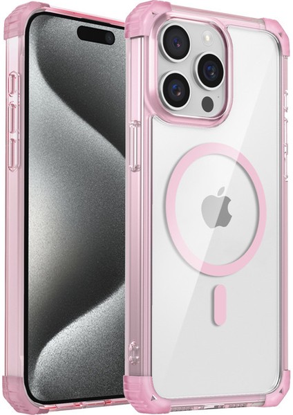 IPhone 16 Plus Şeffaf Kılıf, Magsafe ile Uyumlu, Hibrit Manyetik Cep Telefonu Kılıfı IPhone 16 Plus (Yurt Dışından)