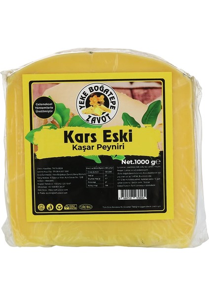 Kars Eski Kaşar Peyniri (1 Kg)