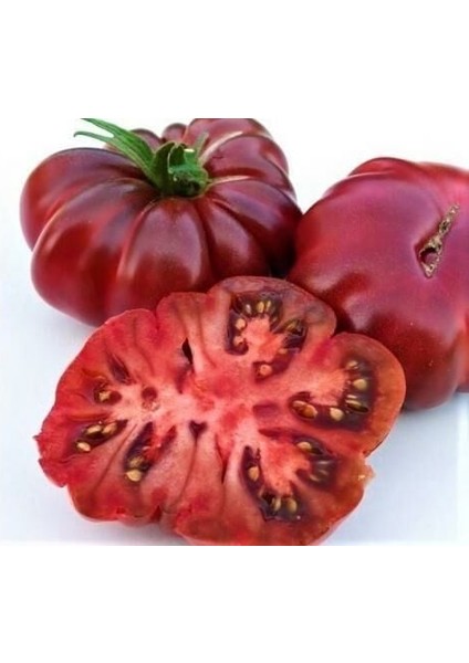 Mor Etli Purple Calabash Domates Tohumu(15 Tohum)