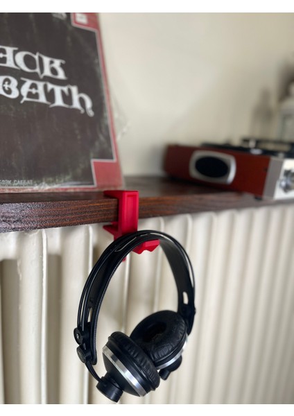 Kulak Üstü Kulaklık Masa Raf Askısı - Kulaklık Tutacağı - Şık ve Minimal - Yüksek Kalite 3D Pla Baskı