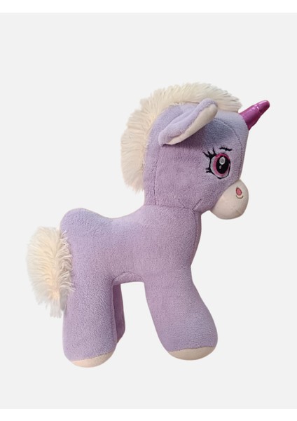 Peluş Boynuzlu At Pony - 40CM