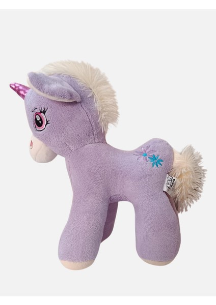 Peluş Boynuzlu At Pony - 40CM