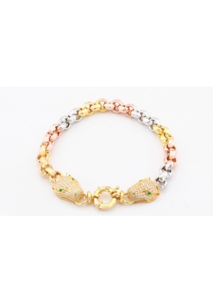 Kaplan Başlı Dorika Gümüş Bileklik fiyatları