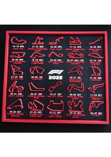 Formula1 2025 Takvimi