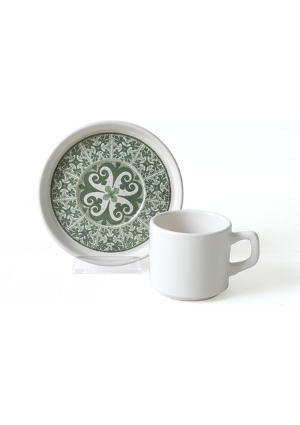Timeless Green Stackable Yemek / Kahvaltı Takımı 20 Parça 4 Kişilik 21974-75