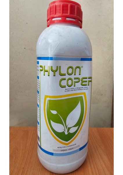 Bakır, Cu Gübre Phylon Copper Bitki Koruyucu Bakır 1 Lt