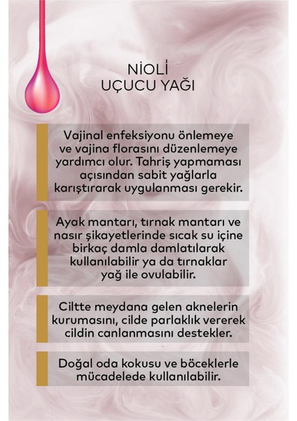 Panlıfe Nioli Yağı 10ML ( Niaouli ) %100 Saf Analiz Sertifikalı ( Markamız Eczane Kuruluşudur. ) indirimleri