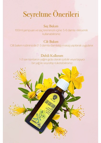 Sarı Kantaron Yağı 100 ml