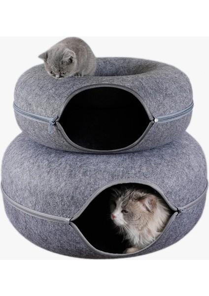 KEDİ EVİ Büyük Boy Yerli üretim Kalın Keçe 60X28cm indirimleri