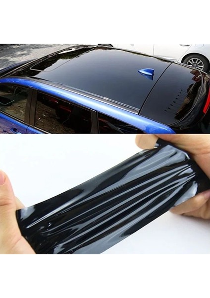 Piano Black Hava Kanallı Parlak Siyah Araç Kaplama Cam Tavan Kaplama Folyosu modelleri