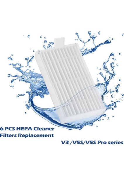 Yan Fırça ve Filtrelerin Değiştirilmesi V3 V3S V5 V5S V5S Pro Robot Süpürge (Yurt Dışından) modelleri