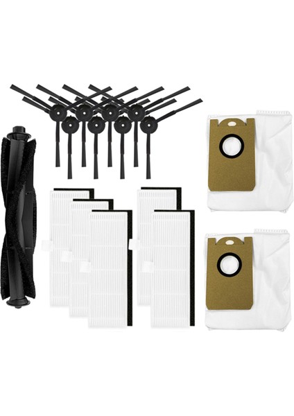 M7 Pro / S31 / Q6 / V980 Plus Robot Süpürge Yedek Parçaları Ana Yan Fırçalı Paspas Için (Yurt Dışından)