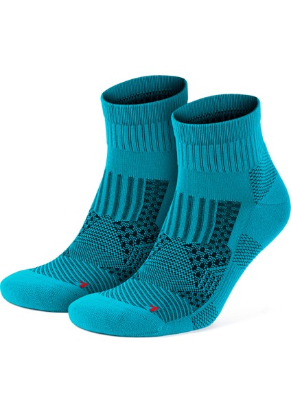 2'li Tabanaltı Havlulu Dikişsiz Erkek Kadın Atletik Koşu Yürüyüş Egzersiz Aktivite Çorabı 3594