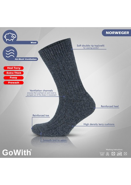 Yünlü Taban Altı Havlulu Termal Erkek Çorabı 6001-6004 fiyatları