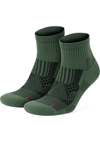 2'li Tabanaltı Havlulu Dikişsiz Erkek Kadın Atletik Koşu Yürüyüş Egzersiz Aktivite Çorabı 3594
