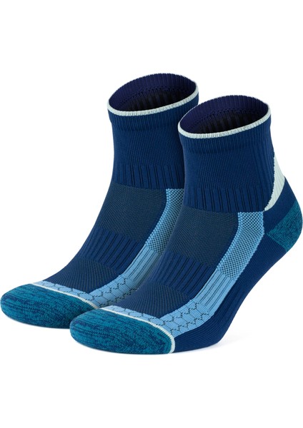 2'li Taban Altı Havlulu Dikişsiz Unisex Atletik Fit Koşu Yürüyüş Egzersiz Aktivite Spor Çorabı 3593