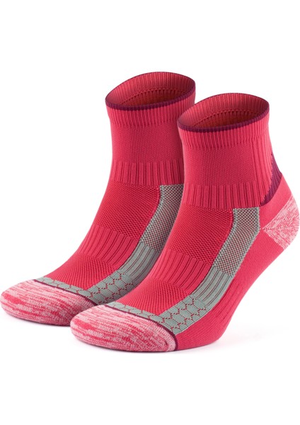 2'li Taban Altı Havlulu Dikişsiz Unisex Atletik Fit Koşu Yürüyüş Egzersiz Aktivite Spor Çorabı 3593