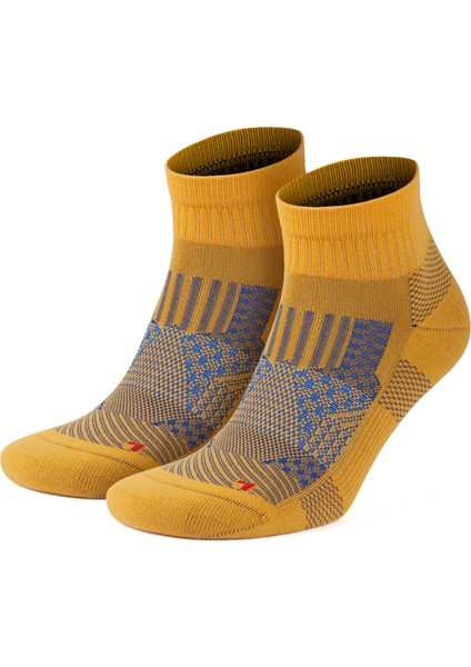 2'li Tabanaltı Havlulu Dikişsiz Erkek Kadın Atletik Koşu Yürüyüş Egzersiz Aktivite Çorabı 3594